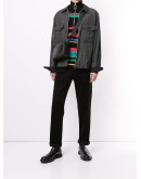 straight-leg tailored trousers