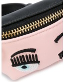 winking eye wristlet bag