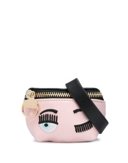 winking eye wristlet bag