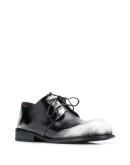 distressed-effect lace-up shoes 