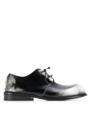 distressed-effect lace-up shoes 