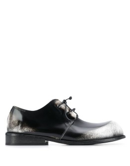 distressed-effect lace-up shoes 
