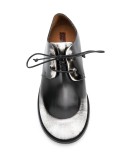 distressed-effect lace-up shoes 