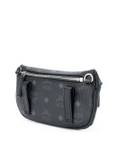 monogram logo-print belt bag