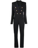 double-breasted buttoned jumpsuit