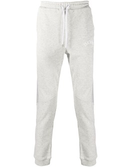 logo print track pants