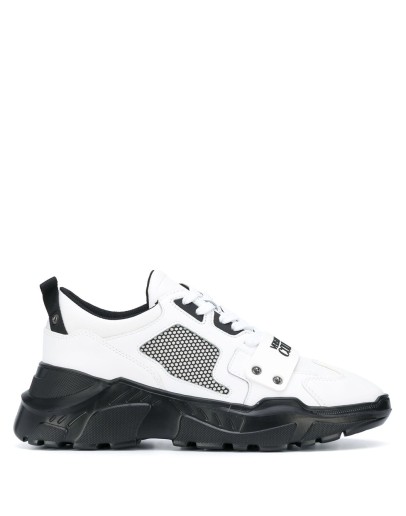 logo band chunky sole sneakers