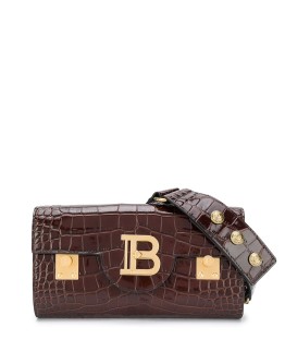 crocodile-effect belt bag