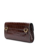 crocodile-effect belt bag