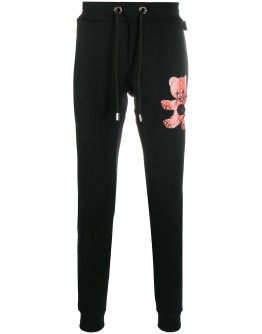 teddy patch jogging pants