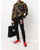 teddy patch jogging pants
