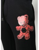 teddy patch jogging pants