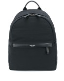 logo-debossed backpack 