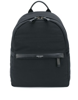 logo-debossed backpack 