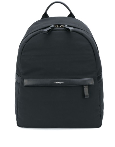 logo-debossed backpack 