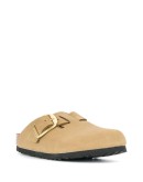chunky leather slippers