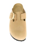 chunky leather slippers