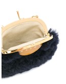 shearling crossbody bag