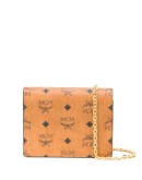 logo-print mini cross body bag