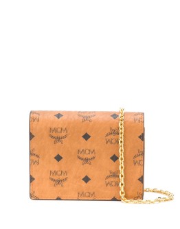 logo-print mini cross body bag