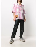 logo-print mini cross body bag