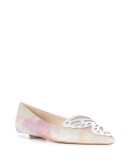 butterfly wing ballerina flats