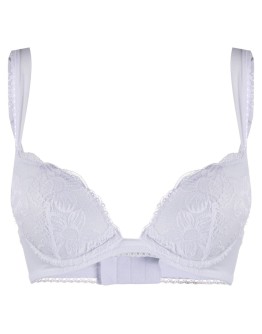 lace embroidered bra