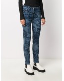 printed skinny jeans