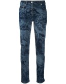 printed skinny jeans