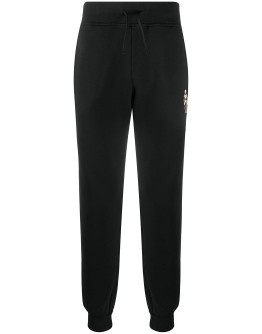 embroidered skeleton joggers