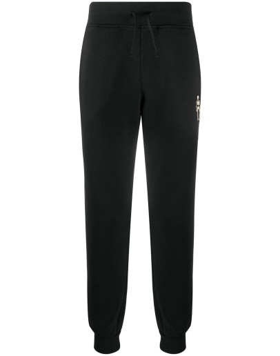 embroidered skeleton joggers
