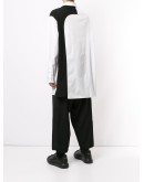 contrasting-panel shirt