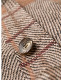single-breasted panelled coat