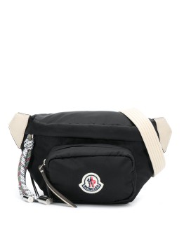 logo patch belt bag