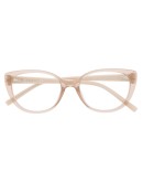 transparent cat-eye glasses