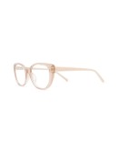 transparent cat-eye glasses