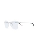 rimless aviator glasses