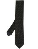 polka-dot silk tie