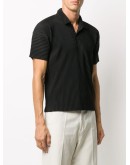 plissé polo shirt