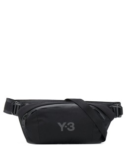 logo-print belt bag