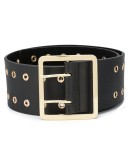 eyelet detail belt