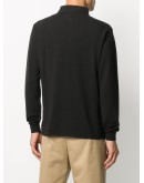 long-sleeved embroidered logo polo shirt