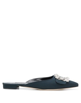 Maysale jewel buckle mules