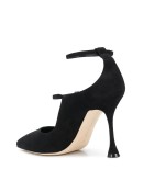 Tomiris suede Mary Jane pumps