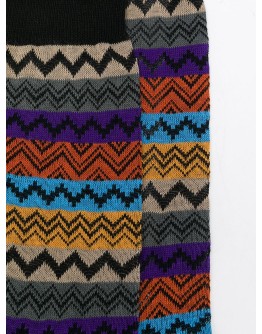zigzag cotton socks
