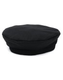 logo-print beret hat 