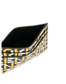 logo-embossed cardholder