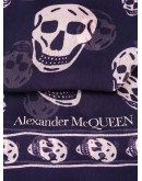 skull-print silk scarf