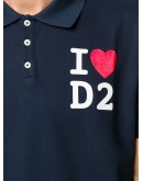 I Love D2 polo shirt