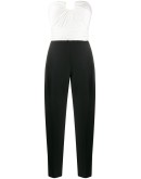 strapless bustier jumpsuit